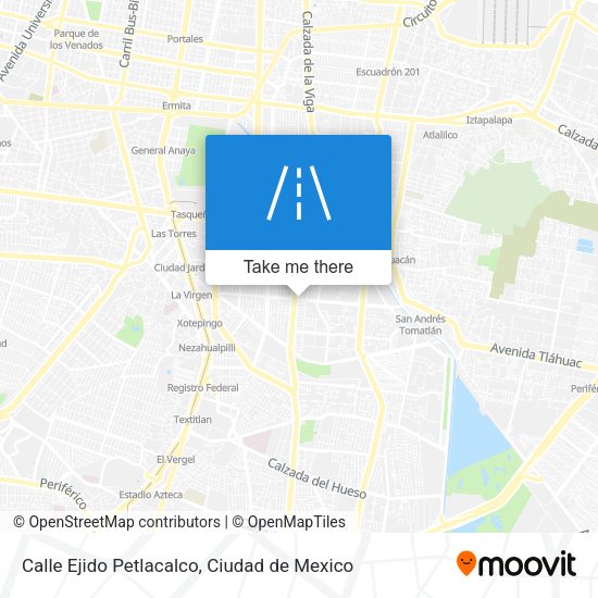 Calle Ejido Petlacalco map
