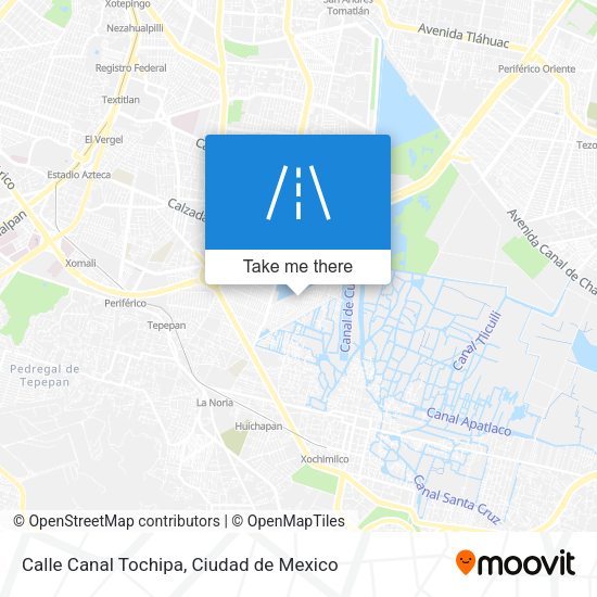 Mapa de Calle Canal Tochipa