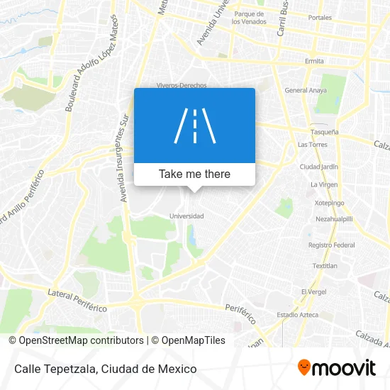 Calle Tepetzala map