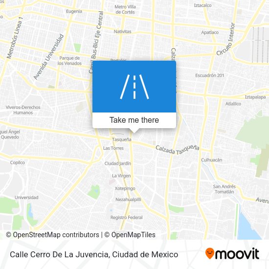 Mapa de Calle Cerro De La Juvencia