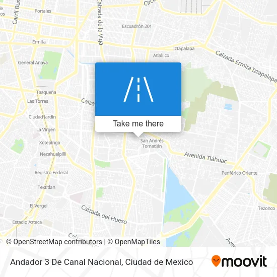 Andador 3 De Canal Nacional map