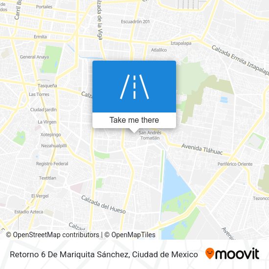 Retorno 6 De Mariquita Sánchez map
