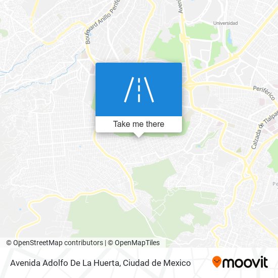 Avenida Adolfo De La Huerta map