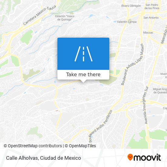 Calle Alholvas map