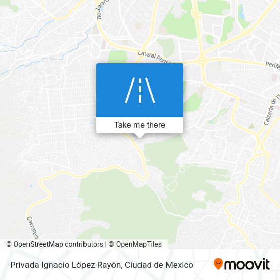Mapa de Privada Ignacio López Rayón
