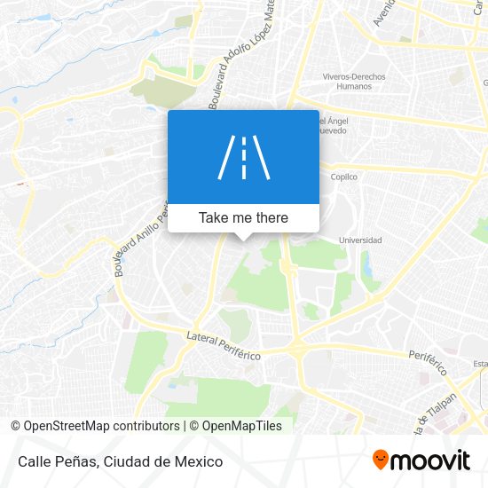 Mapa de Calle Peñas