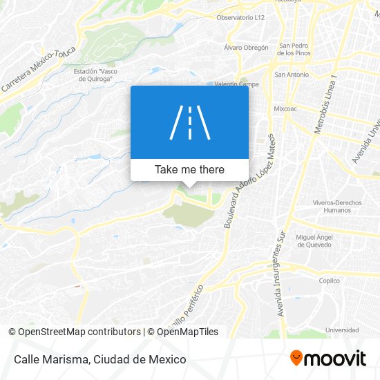 Calle Marisma map