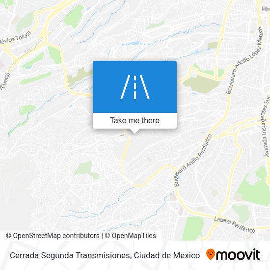 Mapa de Cerrada Segunda Transmisiones