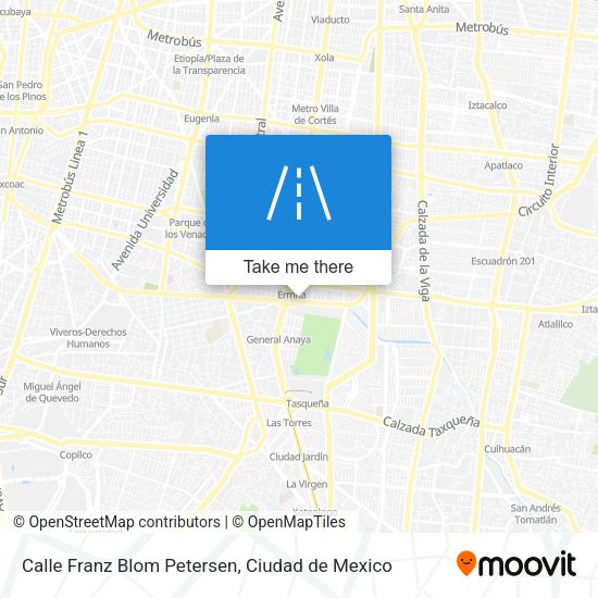 Calle Franz Blom Petersen map