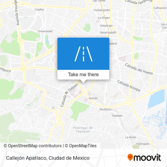 Callejón Apatlaco map