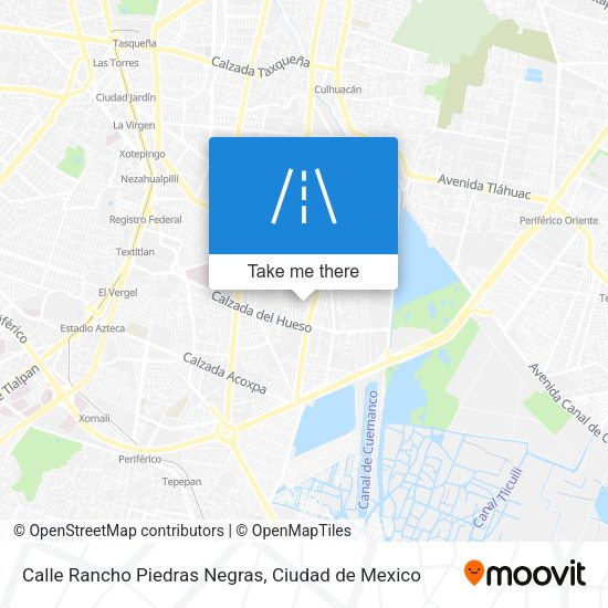 Calle Rancho Piedras Negras map