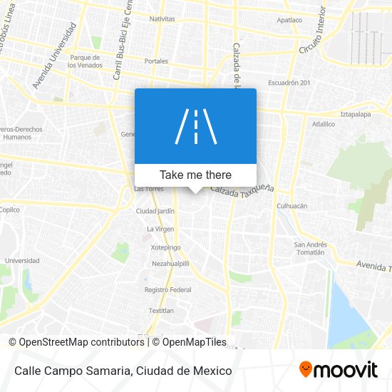 Calle Campo Samaria map