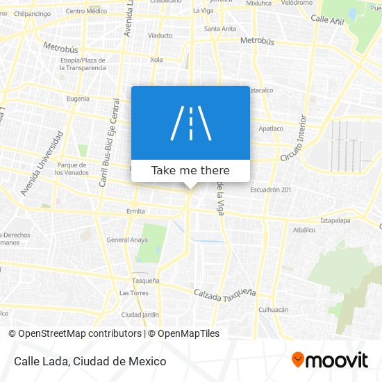 Calle Lada map