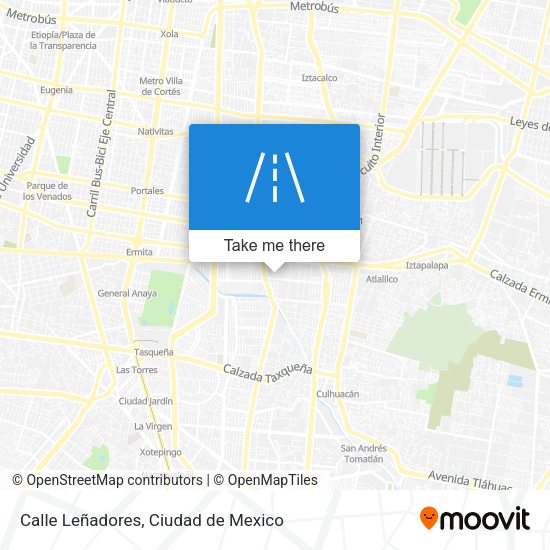 Calle Leñadores map