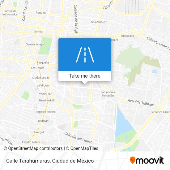Calle Tarahumaras map