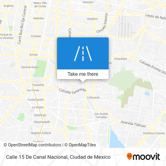Mapa de Calle 15 De Canal Nacional