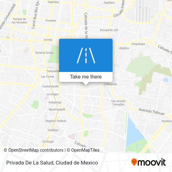 Mapa de Privada De La Salud