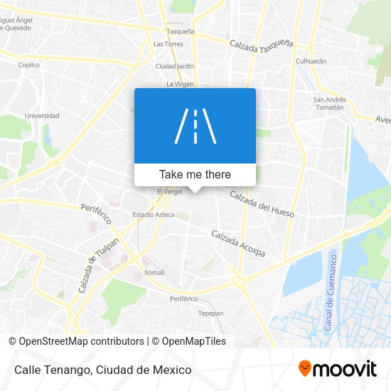 Mapa de Calle Tenango