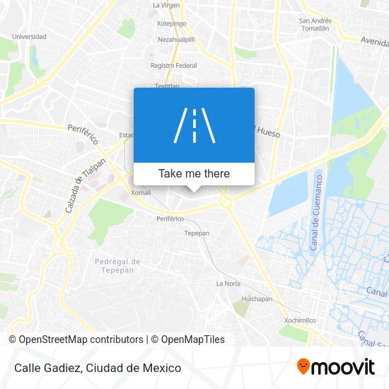 Calle Gadiez map