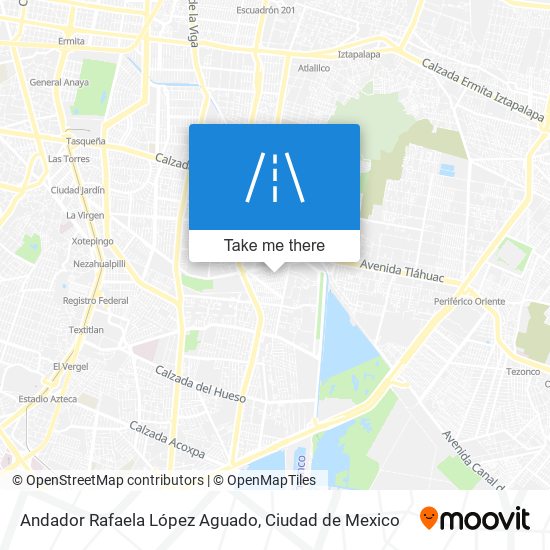 Andador Rafaela López Aguado map