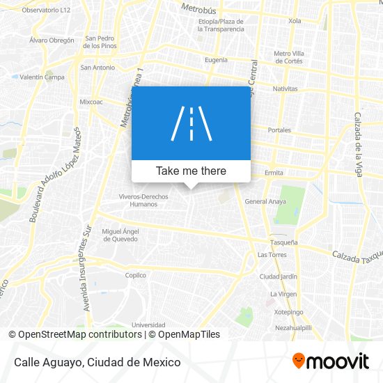 Calle Aguayo map