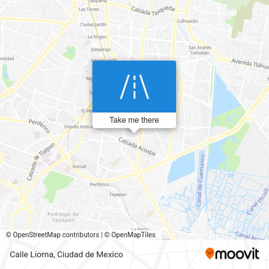 Mapa de Calle Liorna