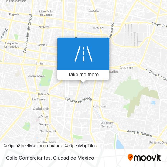 Calle Comerciantes map