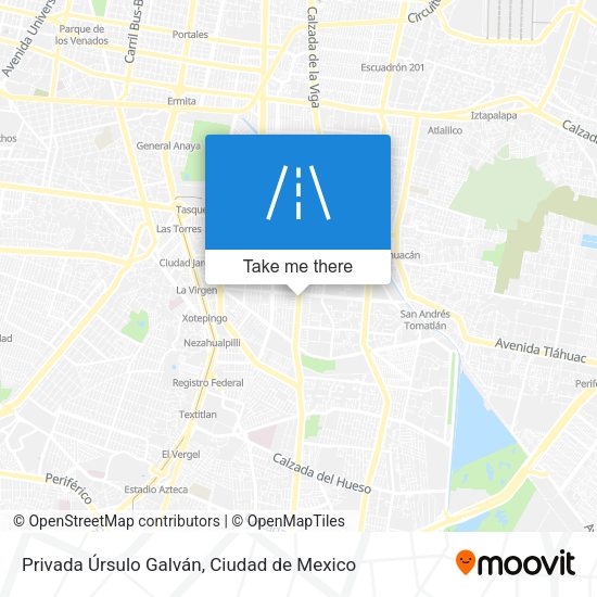 Privada Úrsulo Galván map