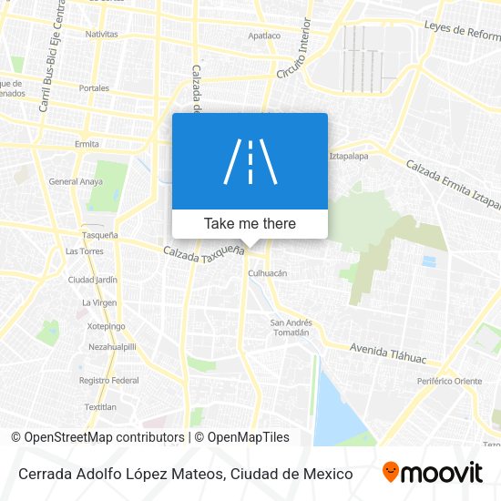 Cerrada Adolfo López Mateos map