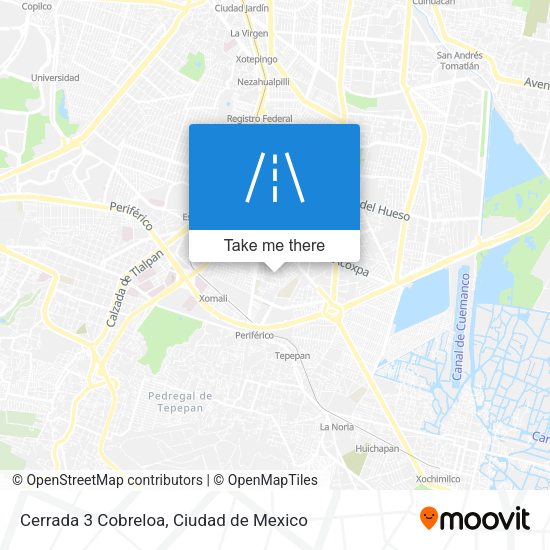 Mapa de Cerrada 3 Cobreloa
