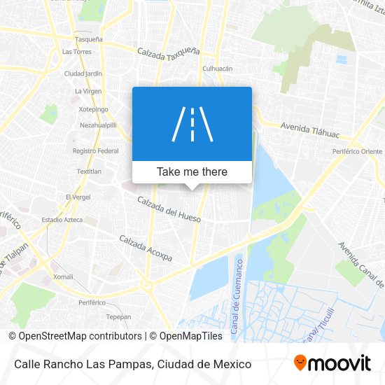Calle Rancho Las Pampas map