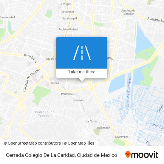 Mapa de Cerrada Colegio De La Caridad