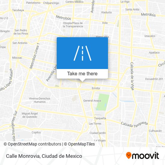 Calle Monrovia map