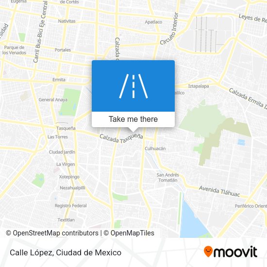 Calle López map