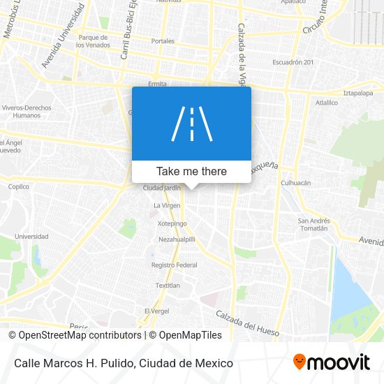Mapa de Calle Marcos H. Pulido
