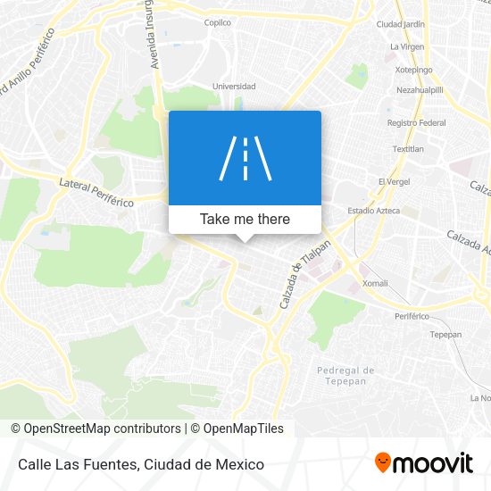 Calle Las Fuentes map