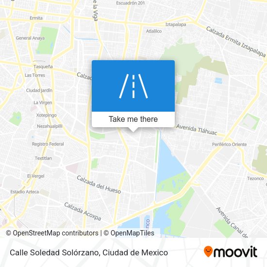 Calle Soledad Solórzano map