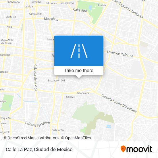 Calle La Paz map