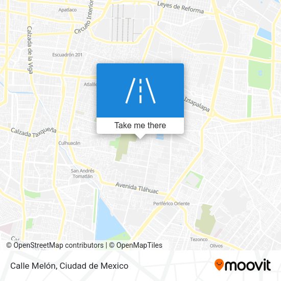 Mapa de Calle Melón
