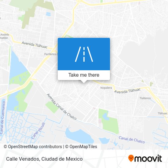 Calle Venados map