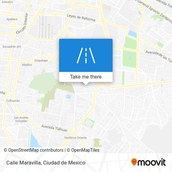 Mapa de Calle Maravilla