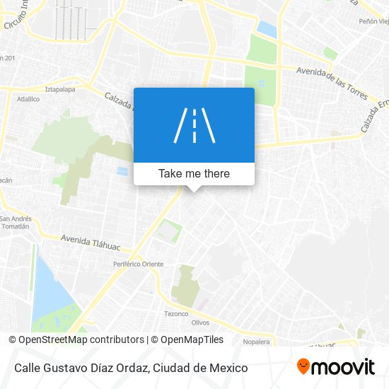 Calle Gustavo Díaz Ordaz map