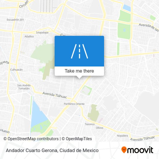 Andador Cuarto Gerona map
