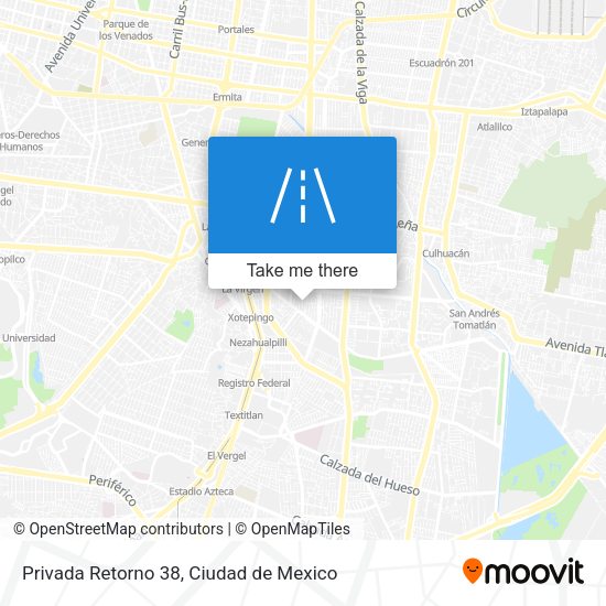 Privada Retorno 38 map