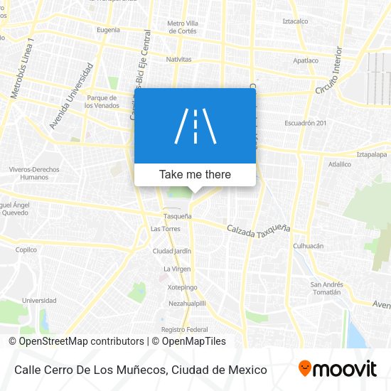 Calle Cerro De Los Muñecos map