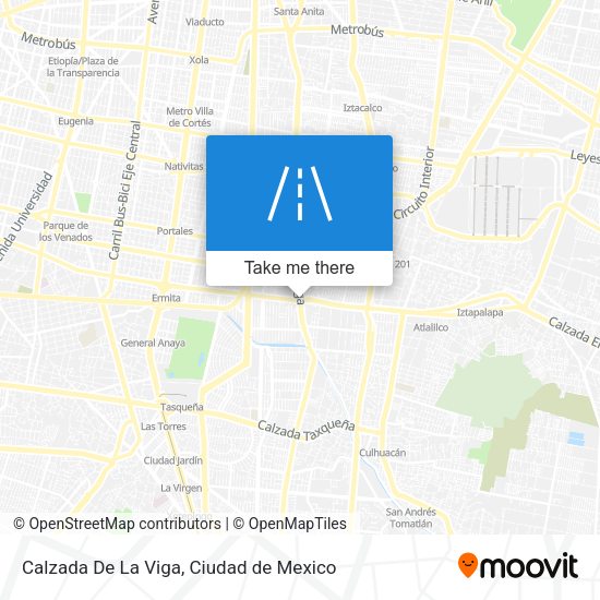 Calzada De La Viga map