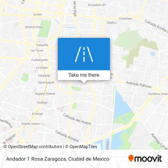 Mapa de Andador 1 Rosa Zaragoza