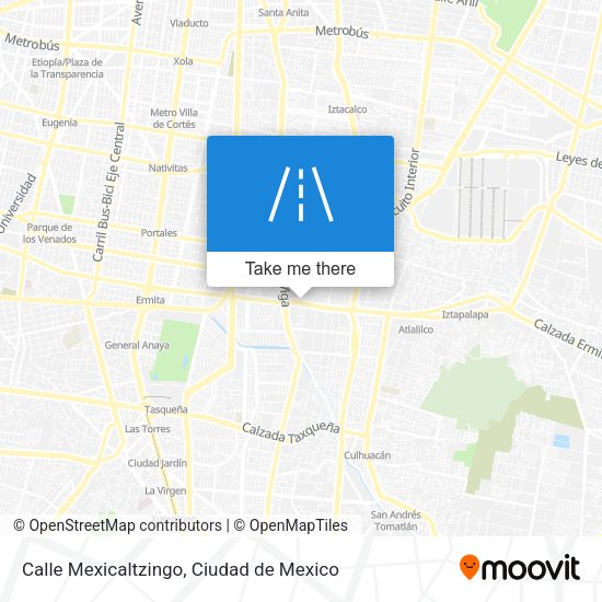 Calle Mexicaltzingo map
