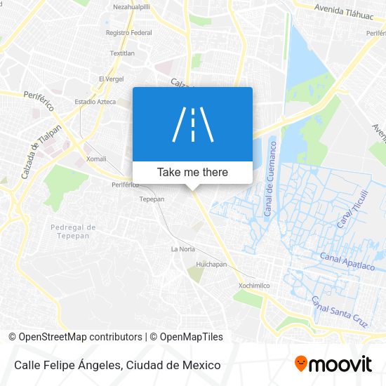 Calle Felipe Ángeles map