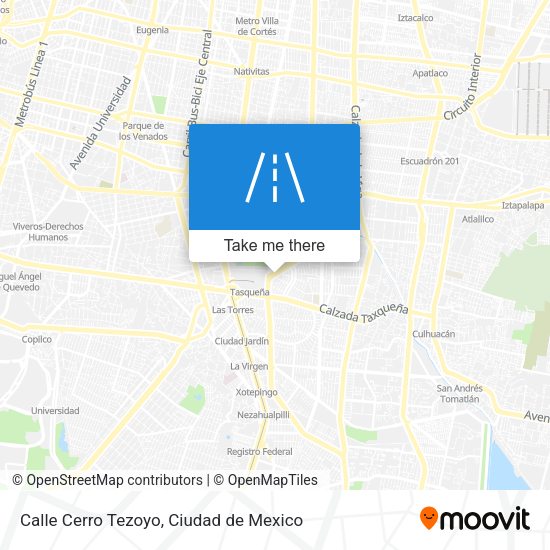 Mapa de Calle Cerro Tezoyo
